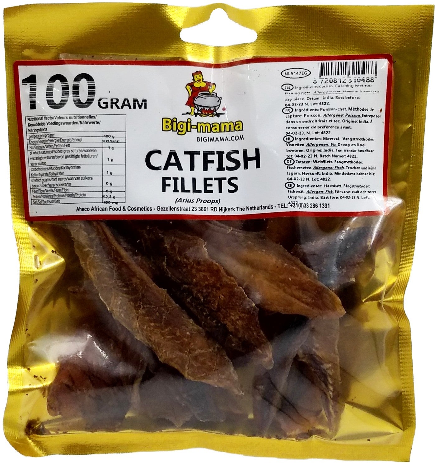 Bigi-Mama Catfish Fillets 100g