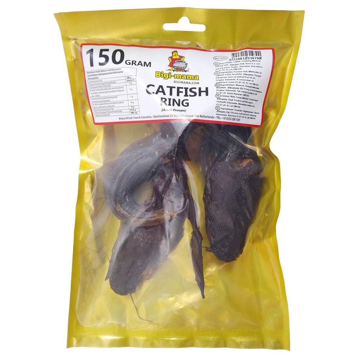Bigi-Mama Catfish Ring Smoked 150g