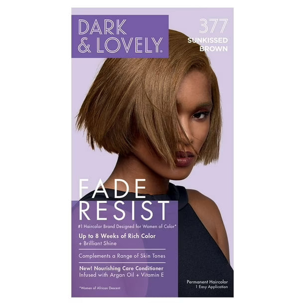 Dark and Lovely Fade Resist Hair Color - 377 Sunkissed Brown