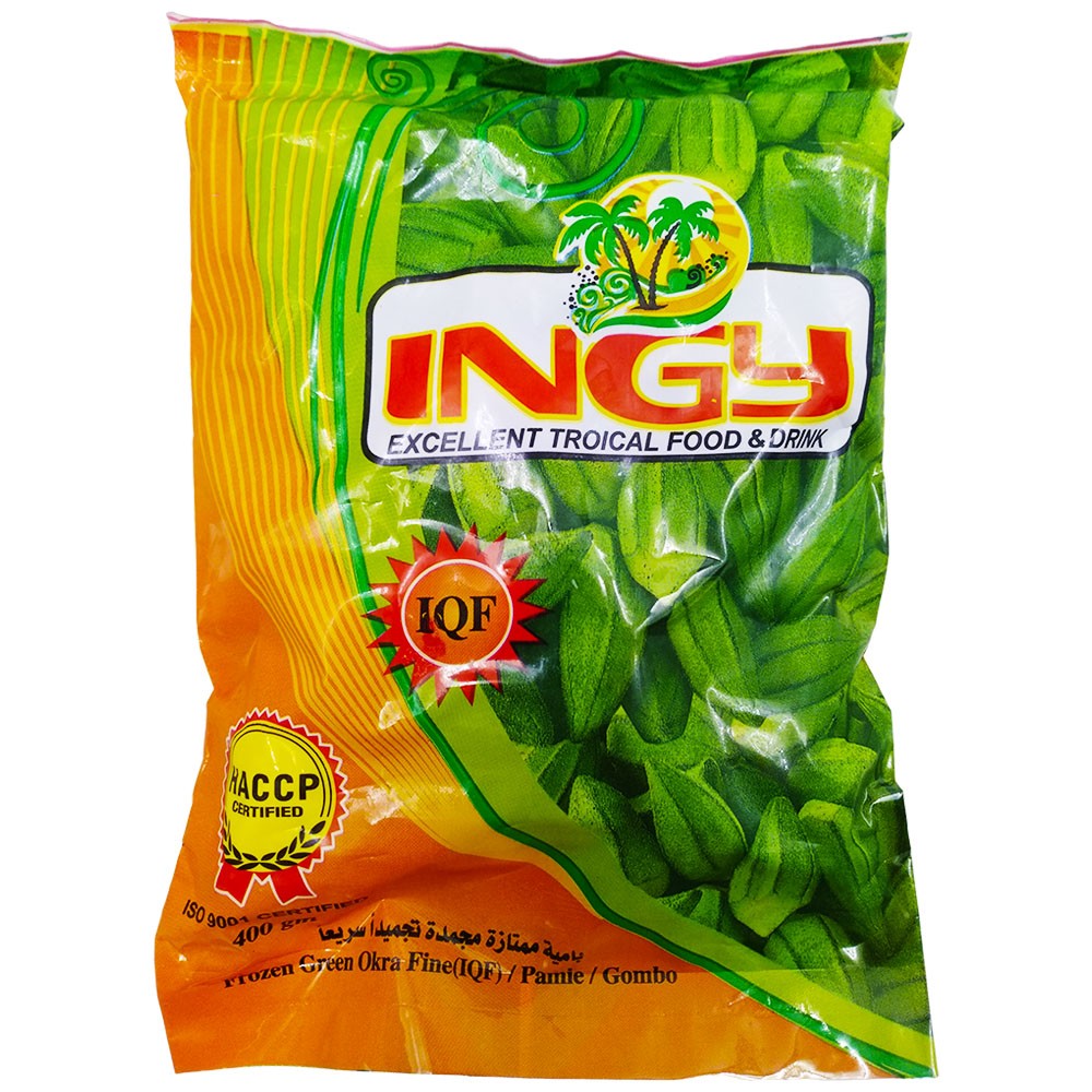 Okra Ingy Fresh Frozen 400g