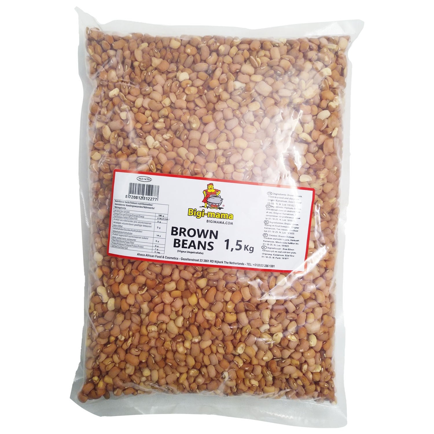Bigi-Mama Brown Beans 1,5 kg
