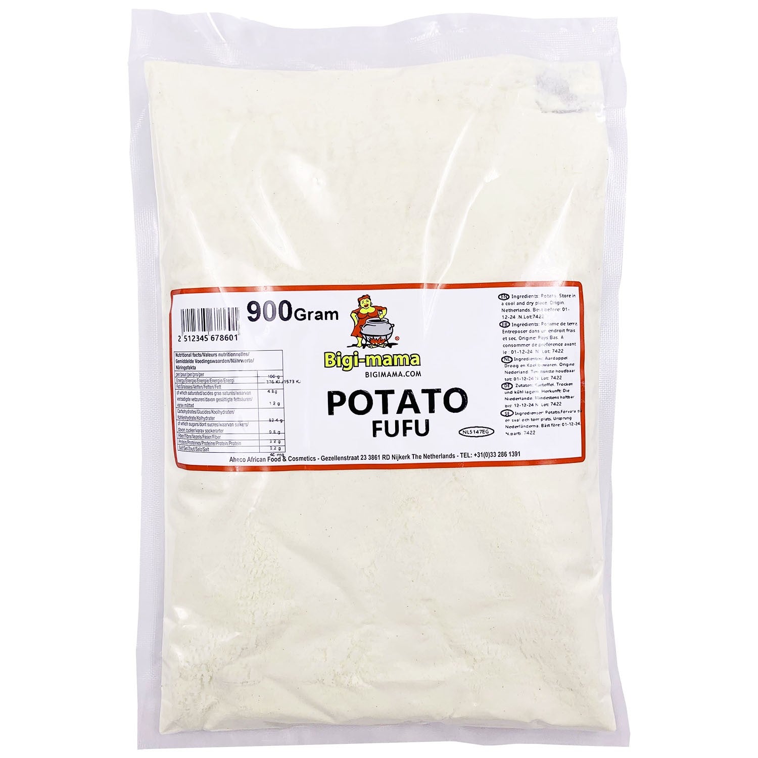 Potato Fufu Flour Bigi Mama 900g