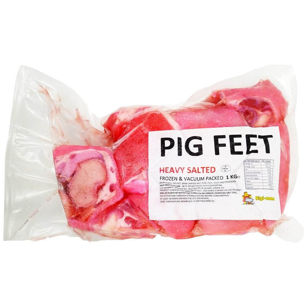Pork Hindfeet Cut Pink Salted 1kg