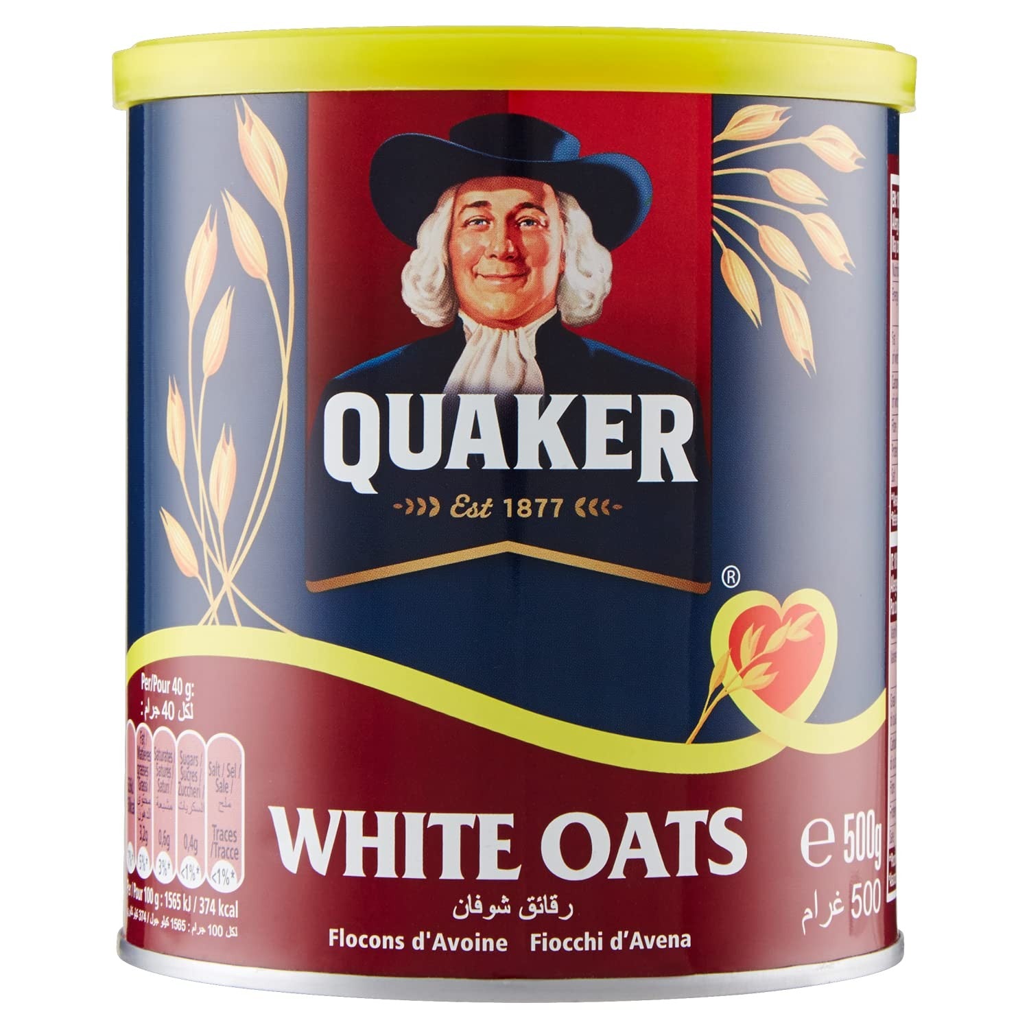 Quaker White Oats 500 gr