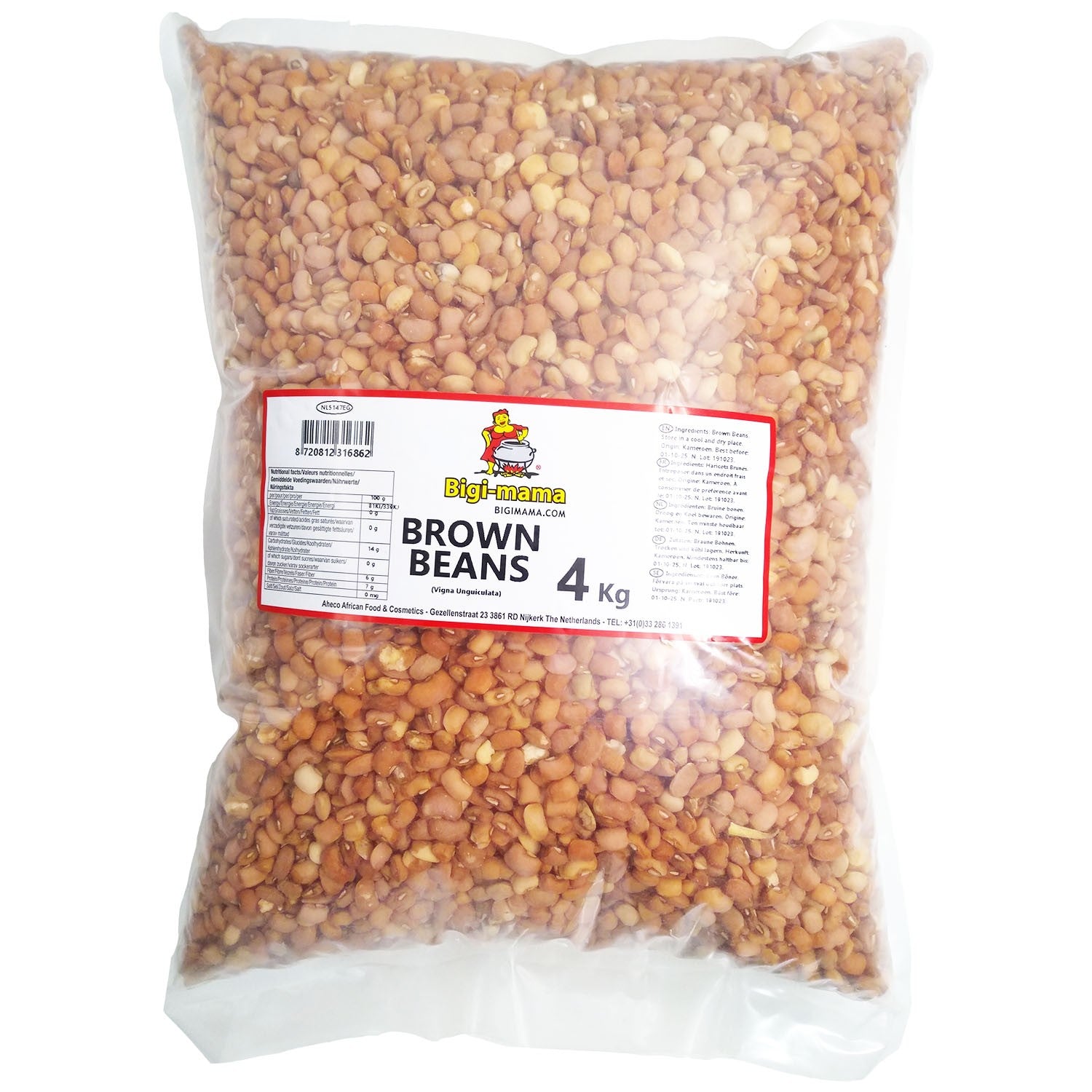 Brown Beans Bigi Mama 4 kg
