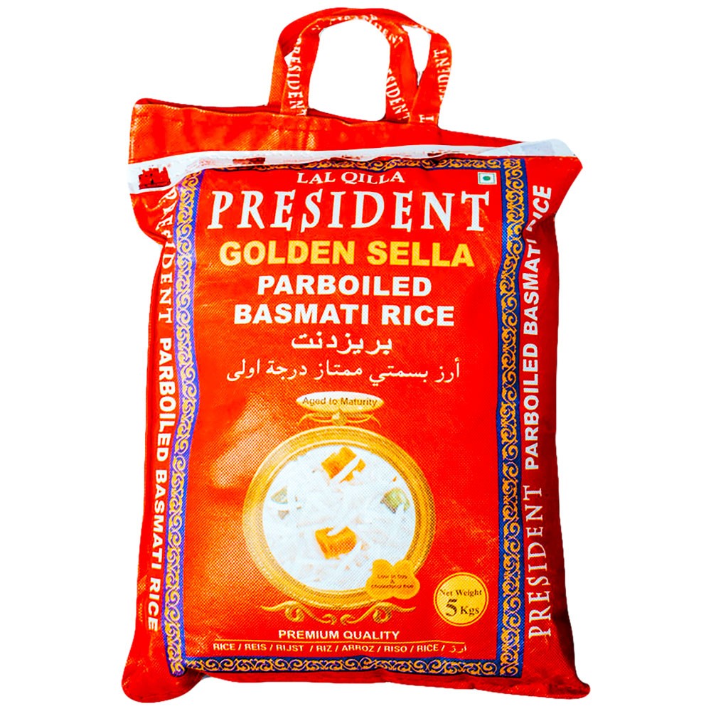 Rice Basmati Parboiled President 5 kg