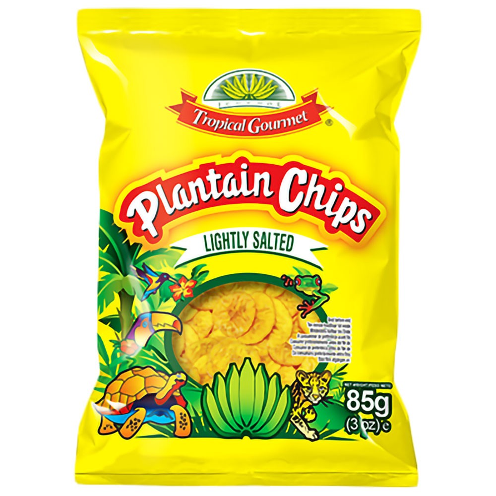 Plantain Chips Tropical Gourmet Salt 85 gr