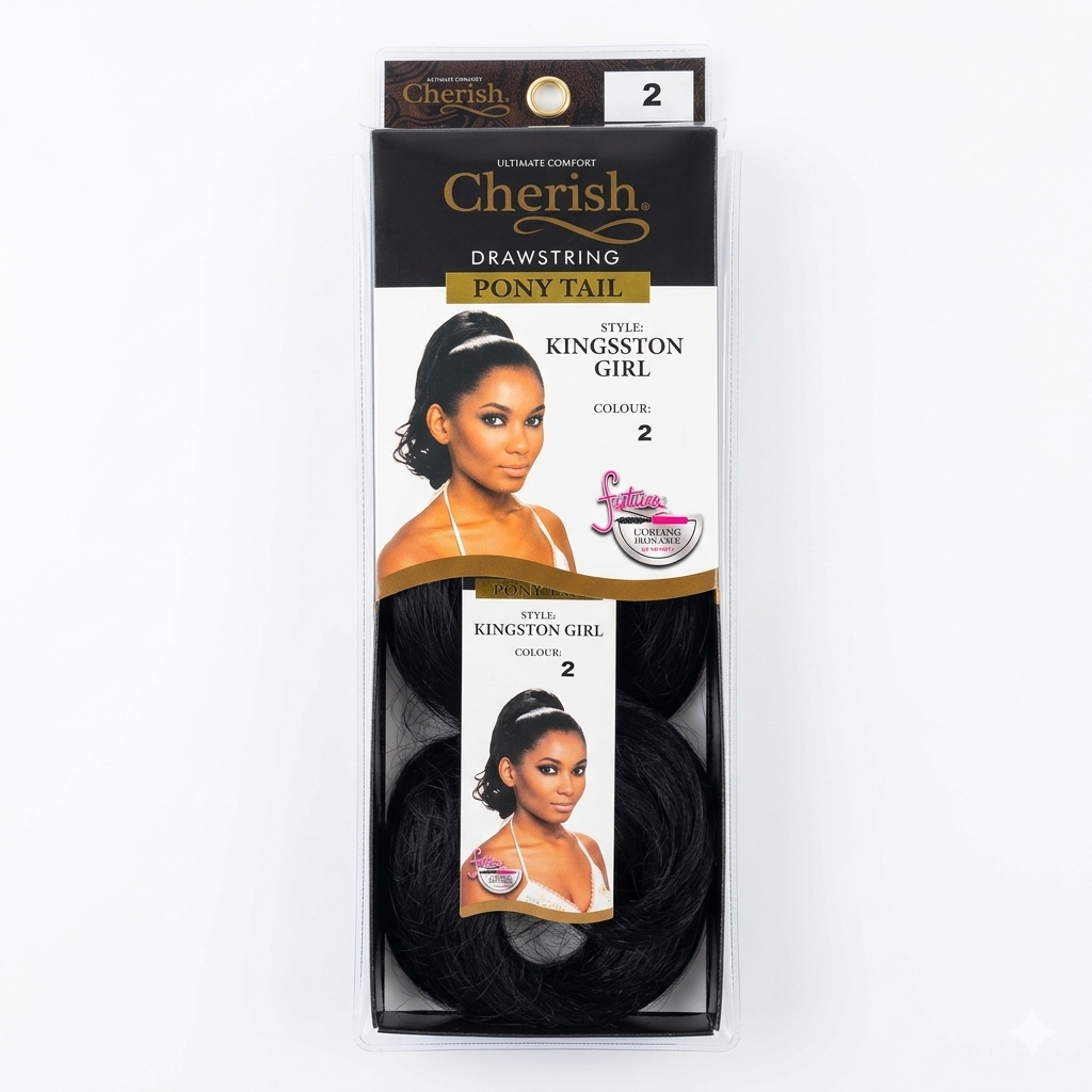Cherish Drawstring Ponytail Kingston Girl Colour 2