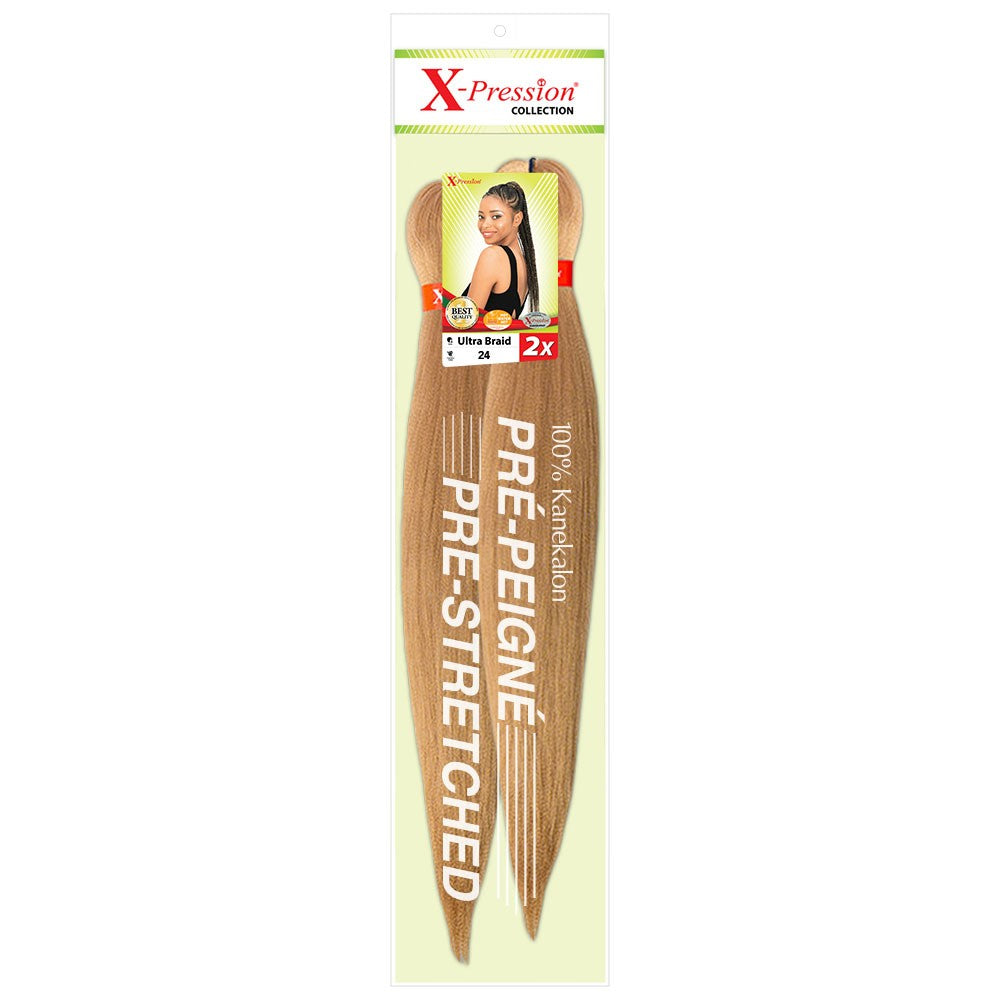 X-Pression 2x Pre-Stretched Braid Colour 24
