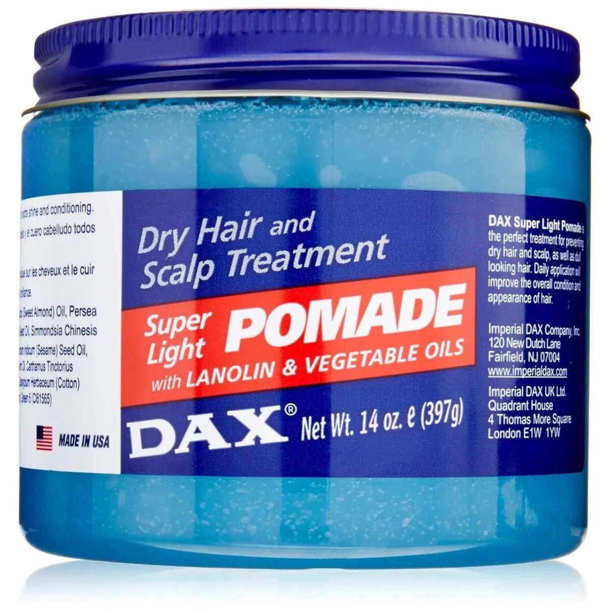 Dax Pomade Super Light Dry Hair and Scalp Treatment 397g
