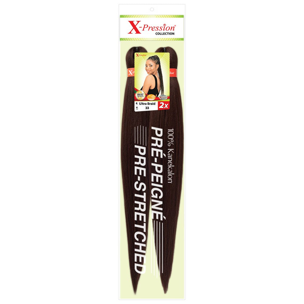 X-Pression 2x Pre-Stretched Braid Colour 33