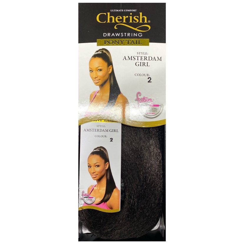 Cherish Drawstring Ponytail Amsterdam Girl Colour 2