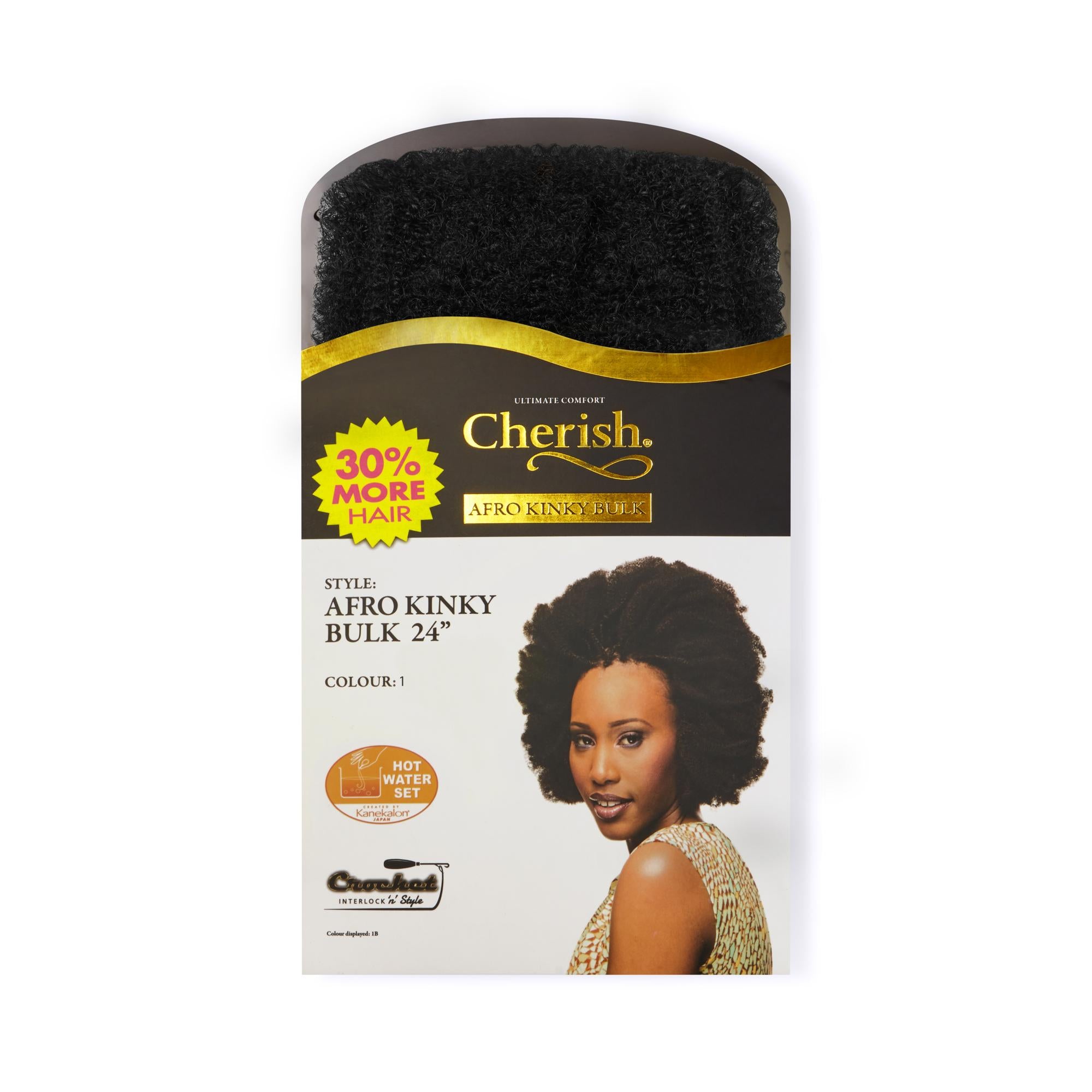Cherish Bulk  Afro Kinky 24'' Colour 1