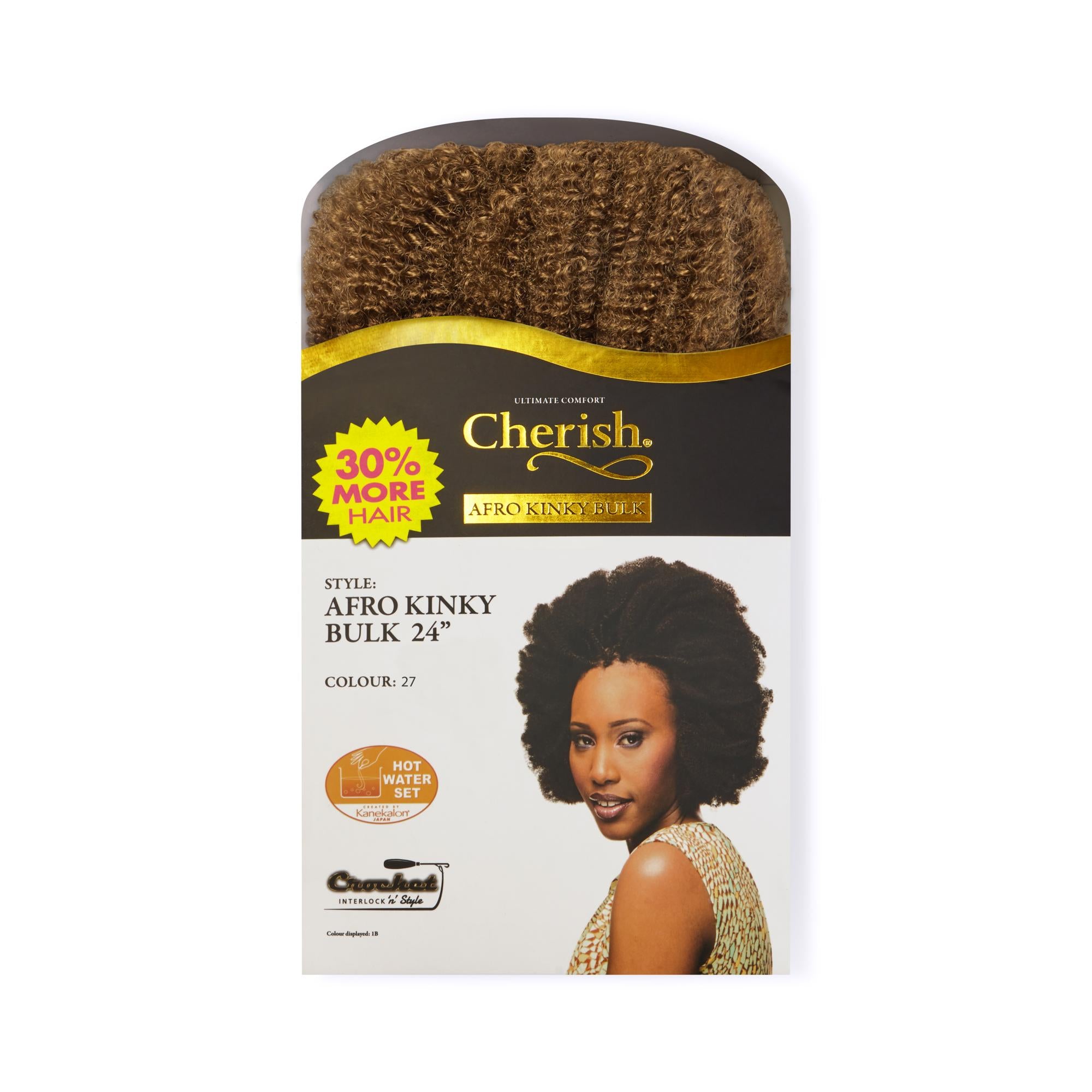 Cherish Bulk Afro Kinky 24'' Colour 27
