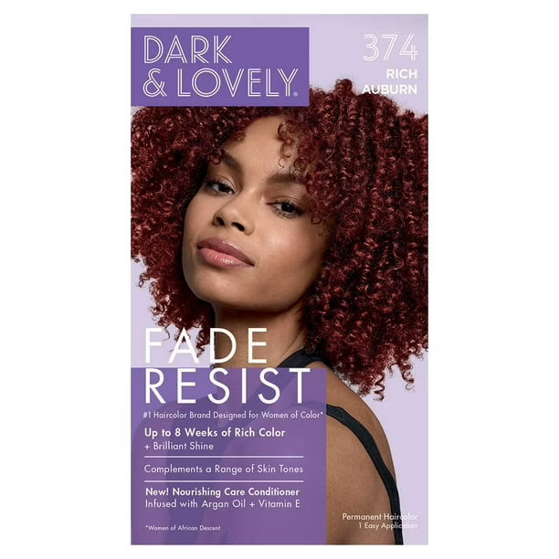 Dark and Lovely Fade Resist Hair Color - 374 Rich Auburn