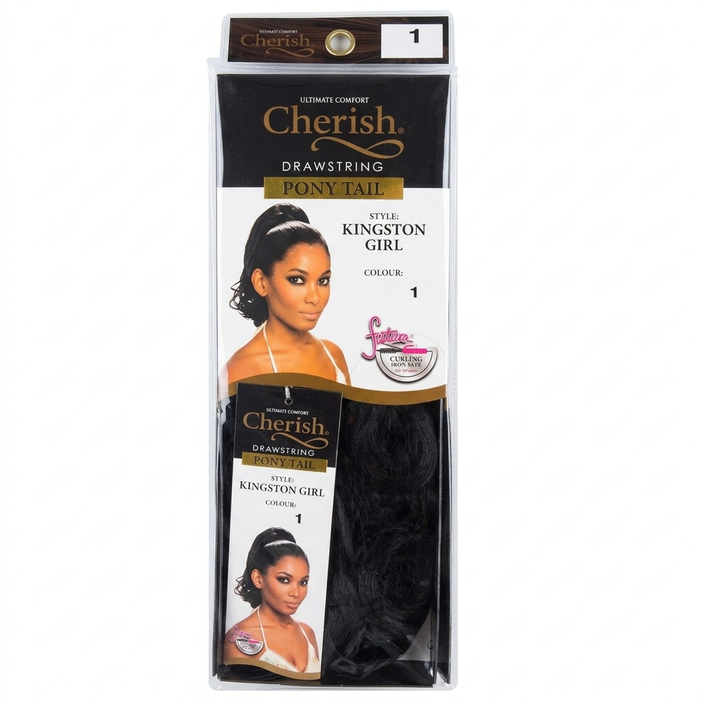 Cherish Drawstring Ponytail Kingston Girl Colour 1