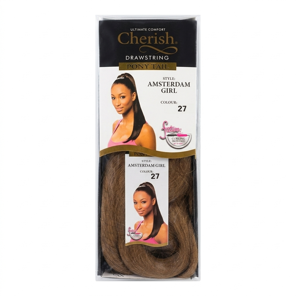 Cherish Drawstring Ponytail Amsterdam Girl Colour 27