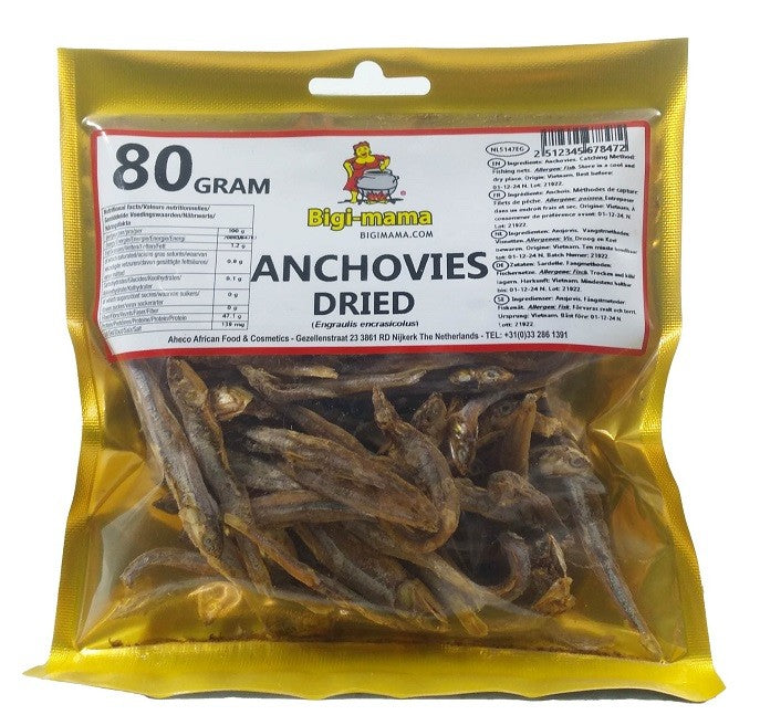 Bigi-Mama Anchovies Dried 80g