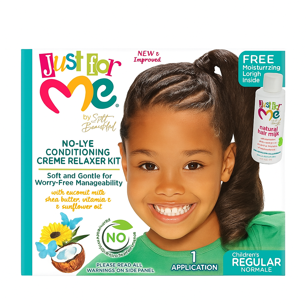 Just For Me No-Lye Conditioning Creme Relaxer Kit