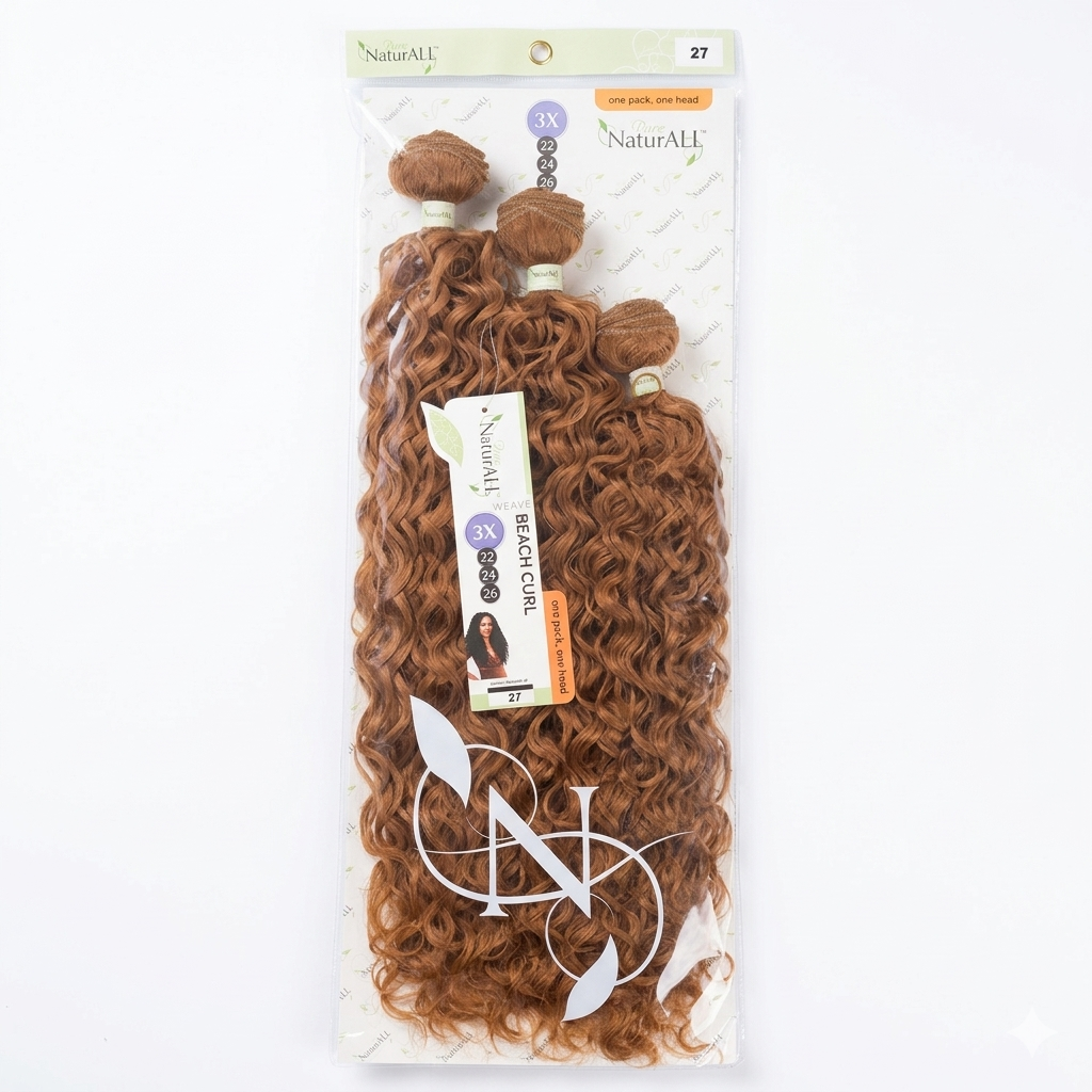 Naturall Beach Curl 3x 22 24 26'' Colour 27