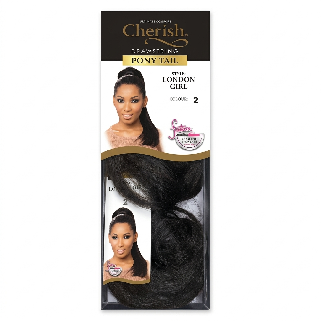 Cherish Drawstring Ponytail London Girl Colour 2