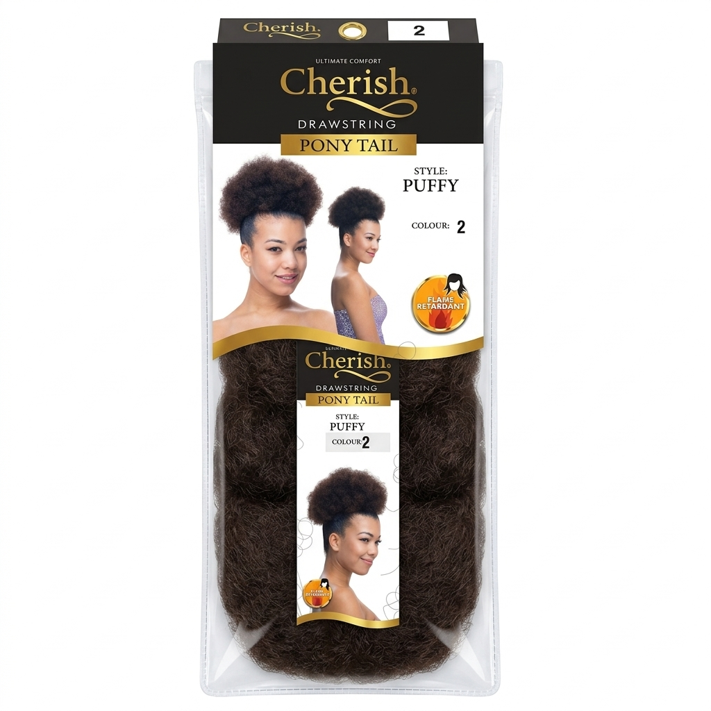 Cherish Drawstring Ponytail Puffy Colour 2