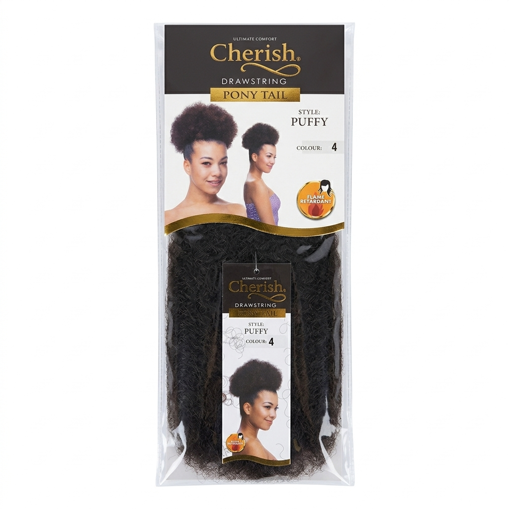 Cherish Drawstring Ponytail Puffy Colour 4