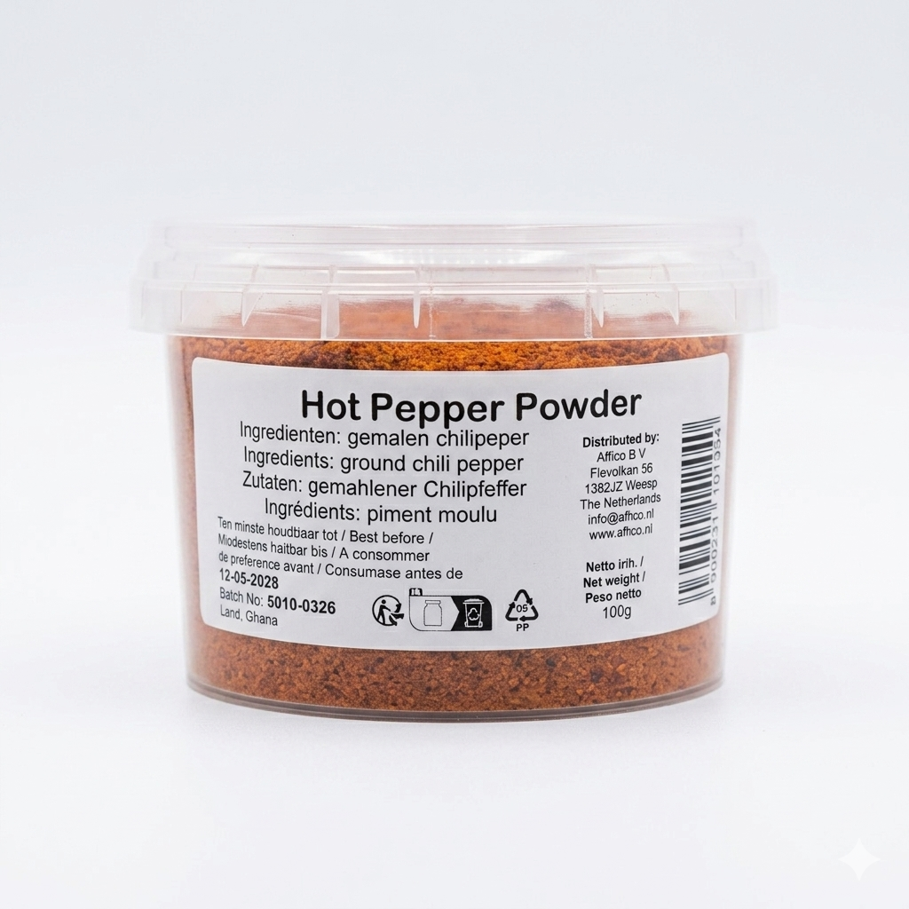 Hot pepper Powder 100g