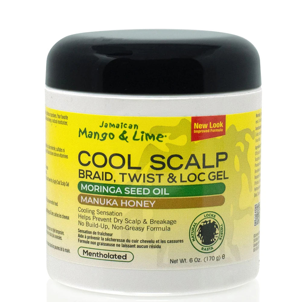 Jamaican Mango & Lime Cool Scalp Braid, Twist & Loc Gel 155g