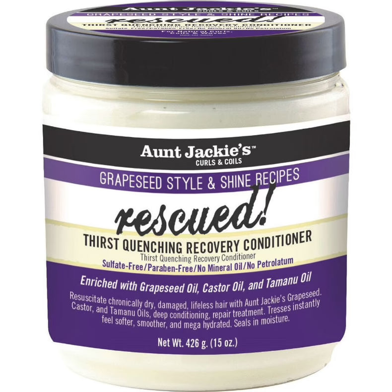 Aunt Jackie's Grapeseed Rescued! Thirst Quenching Recovery Conditioner 426gr