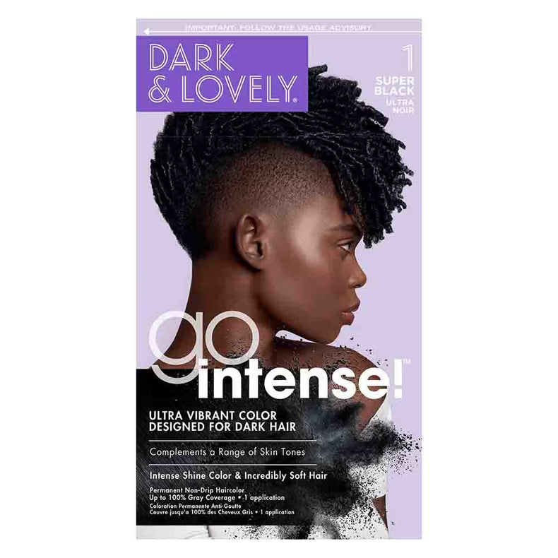 Dark and Lovely Go Intense Ultra Vibrant Color - Super Black 1