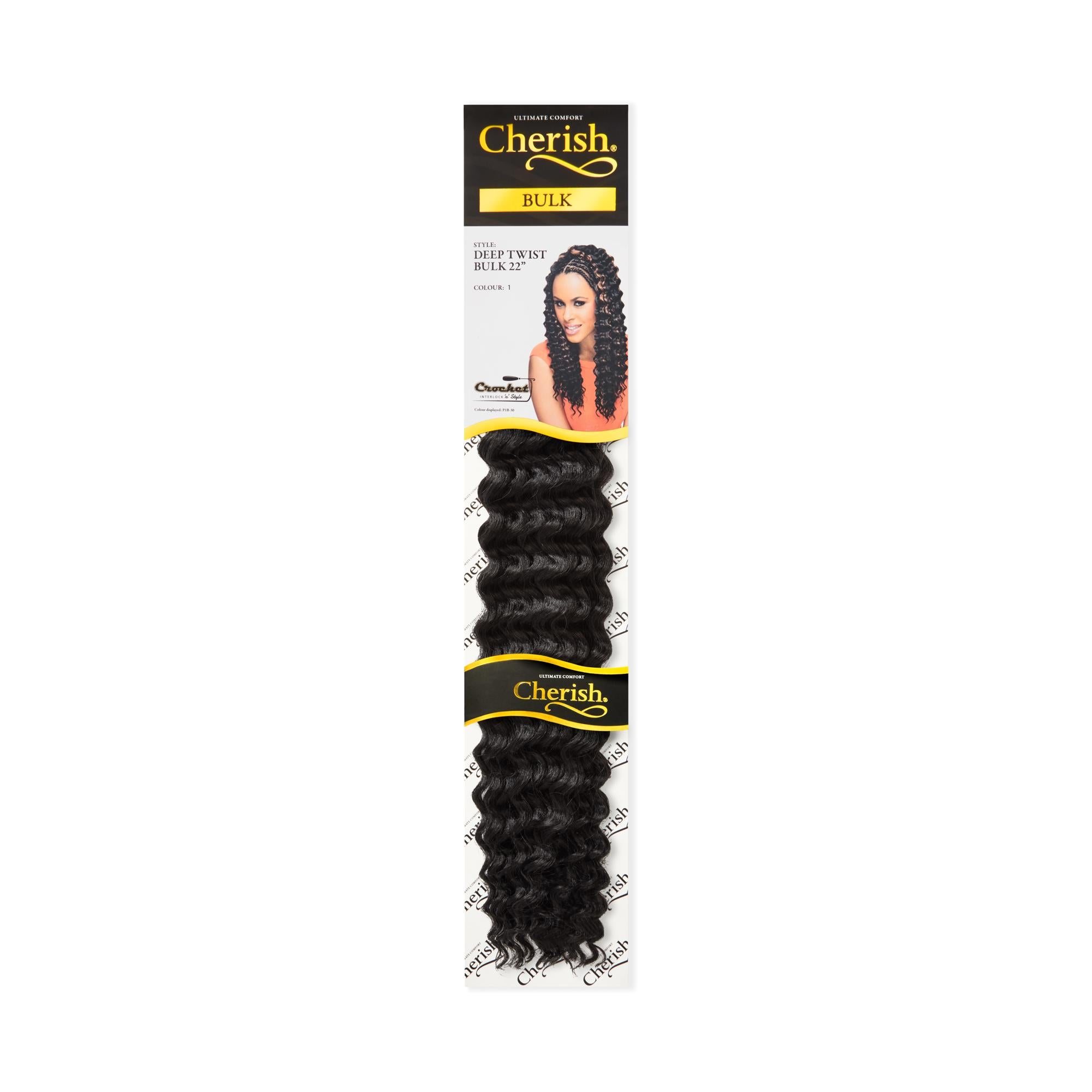 Cherish Deep Twist Braids Bulk 22'' Colour 1