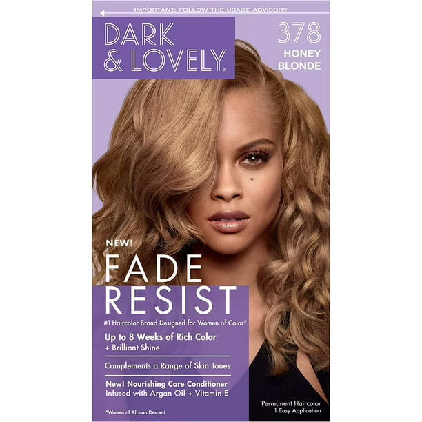 Dark and Lovely Fade Resist Hair Color - 378 Honey Blonde
