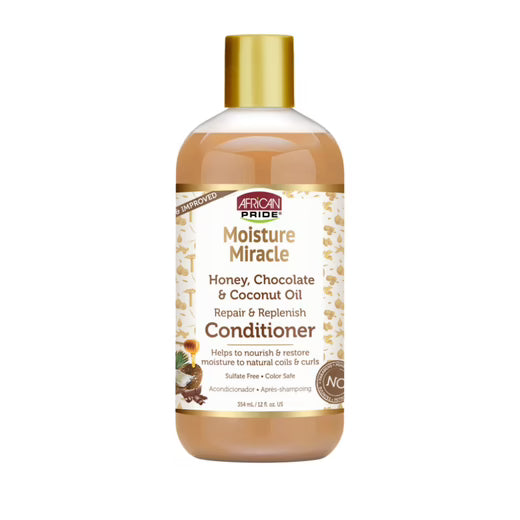 African Pride Moisture Miracle Honey , Chocolate & Coconut Oil 354ml
