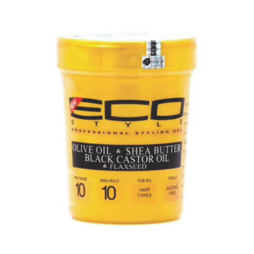Eco Style Gold Olive Oil & Shea Butter & Black Castor Oil & Flaxseed 32oz