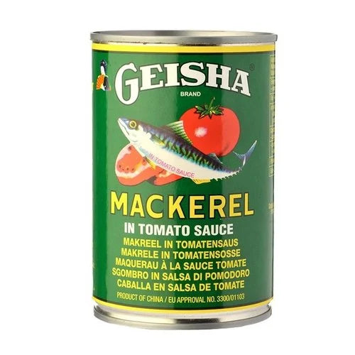 Geisha Brand Mackarel In Tomato Sauce 425g