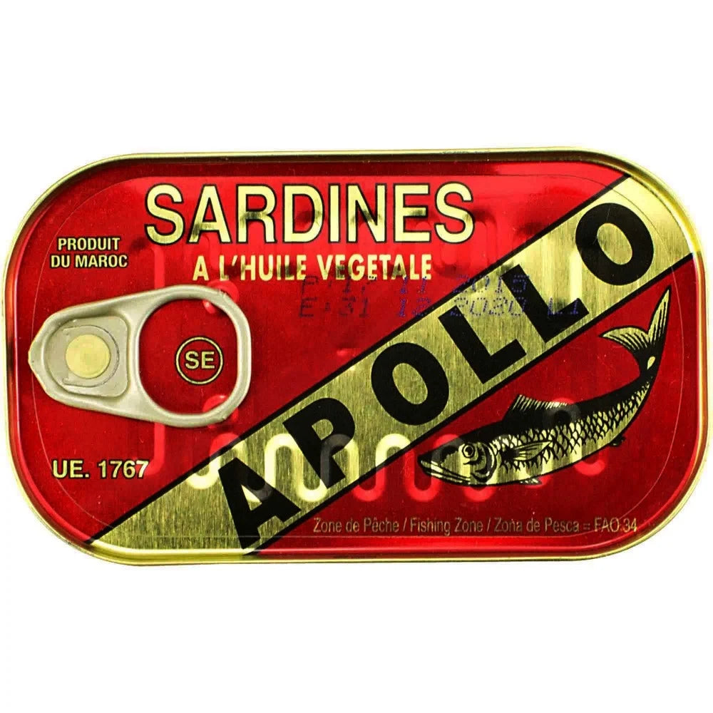 Apollo Sardines in Vegetable Oil 125g