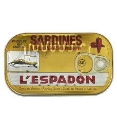 L’espadon Sardines in Spiced Vegetable Oil 125g