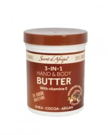 Secret d'Afrique 3 in 1 Hand & Body Butter 360gr